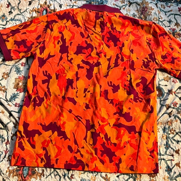 Fox Retro Orange and Red Camouflage Shirt L NEW - Picture 5 of 5